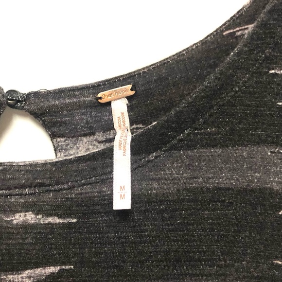 Free People Southwest Eyelet Lace Punched Diamonds Forever Swing Top Size Small - Picture 7 of 11